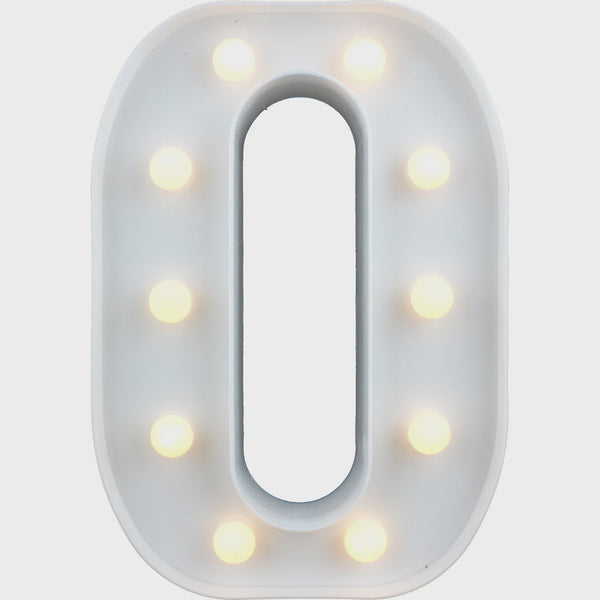LED LETTER LIGHT O